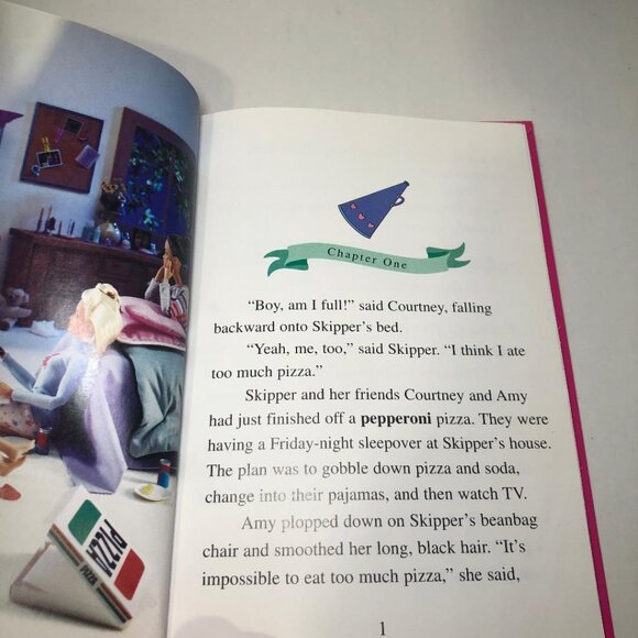 Vintage 1998 Barbie Book- Three Cheers For Becky 90's Kid's Hardcover - Picture 5 of 9